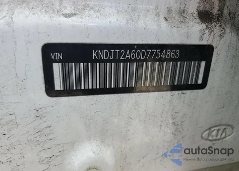 2013 Kia Soul + из США, поврежденный, VIN KNDJT2A60D7754863